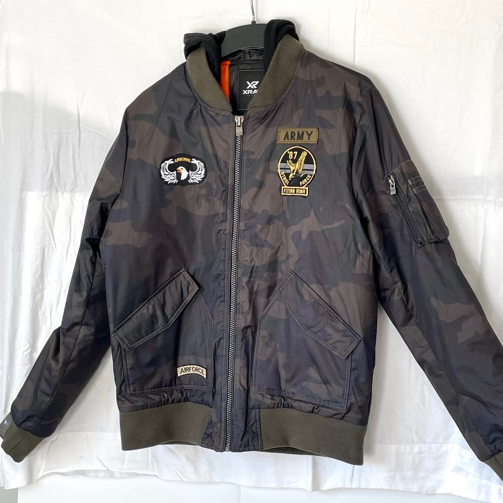 XRAY Jeans Co. Flight Patch Jacket